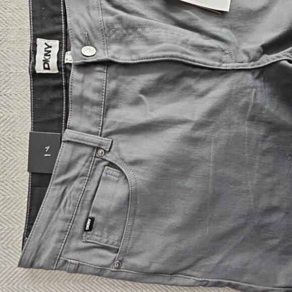 DKNY Men's Ultimate Stretch Pants Stanton Slim Fit 39x30 Gray D1 NWT - Picture 13 of 16